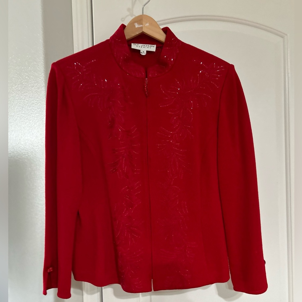 St. John Evening sweater jacket
